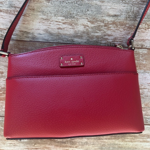 kate spade Handbags - Kate Spade Red Crossbody Bag